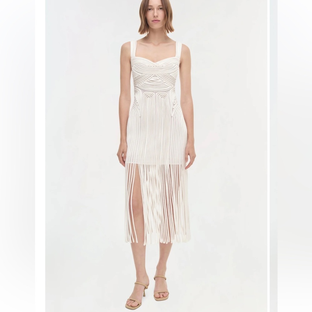 Simkhai Darby Dress White